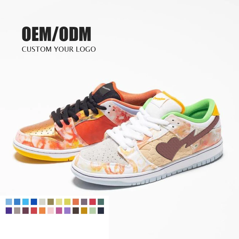 Shoes Manufacturers Fashion Sneakers Premium Leather Custom Designer Walking Style Custom Logo Shoes