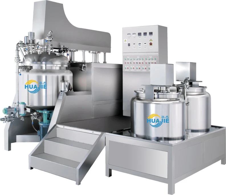 HUAJIE 5L-20000L vacuum mixing machine medicine vacuum mixing machine heating mixing tank  vacuum mixing equipment for cosmetic