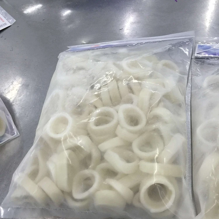 
factory direct high quality frozen Peru giant squid ring frozen seafood for EU market 