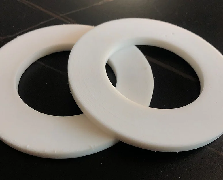 Manufacturing Custom 2mm Diameter Flat Round O ring Rubber Seal Washer White PU Mat Polyurethane Buffer Rubber Gasket