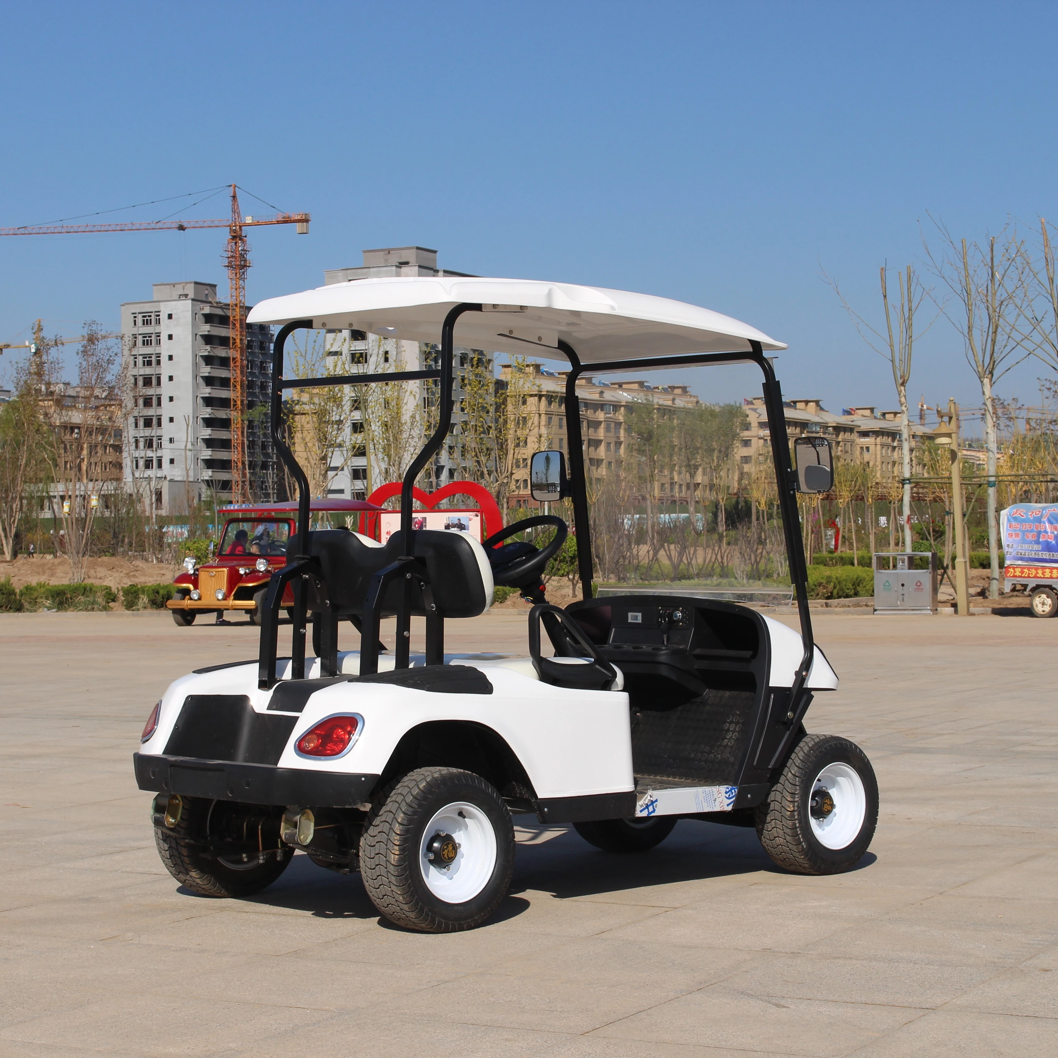 2+2 Electric Mini Car 4 Seater Battery Operated Golf Cart