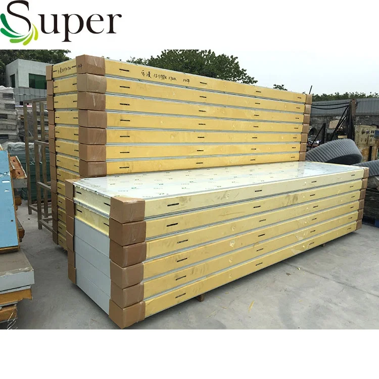 
PU manufacturer insulated polyurethane foam sandwich cold room panels 