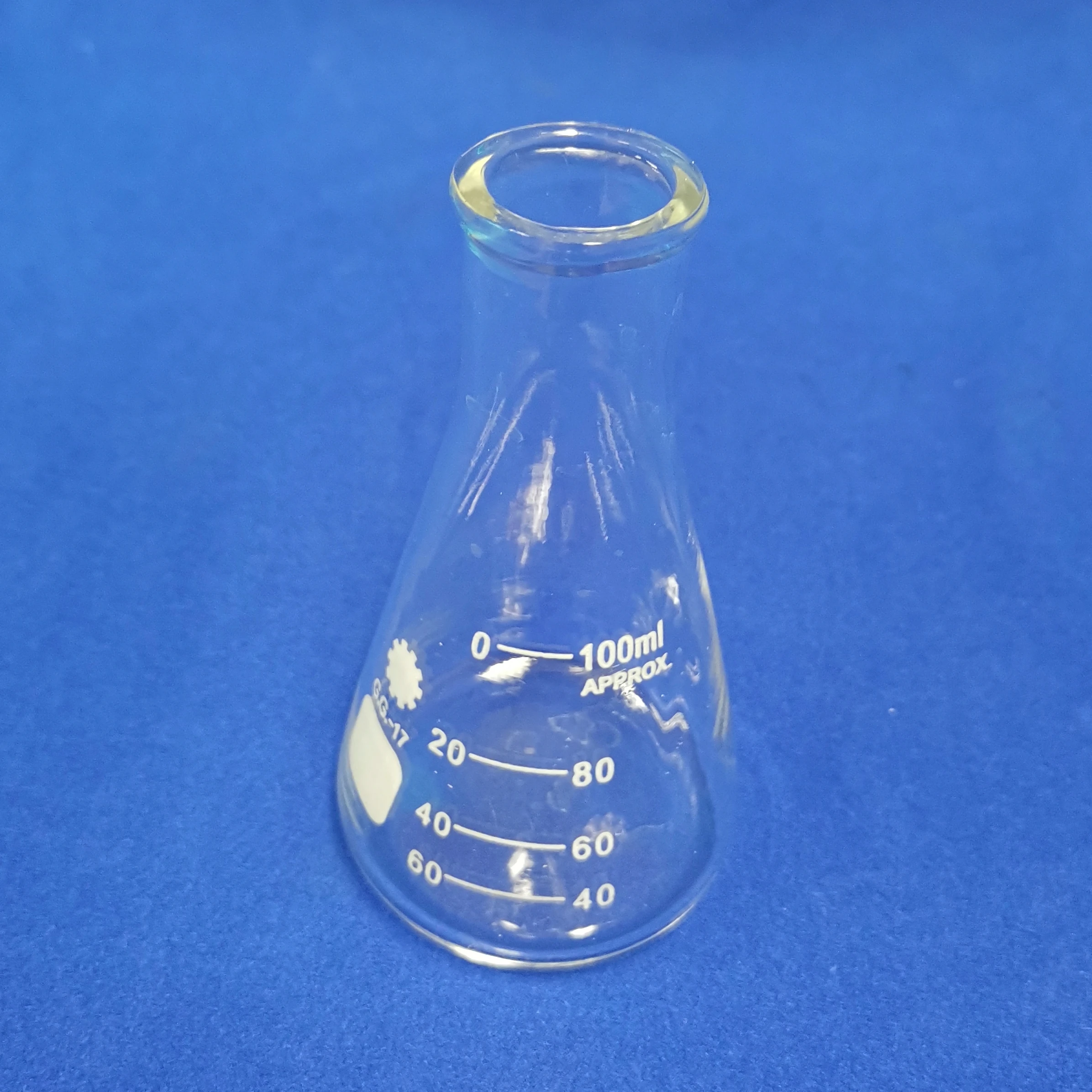 
1103 lab equipment heat resistant glass conical beaker 