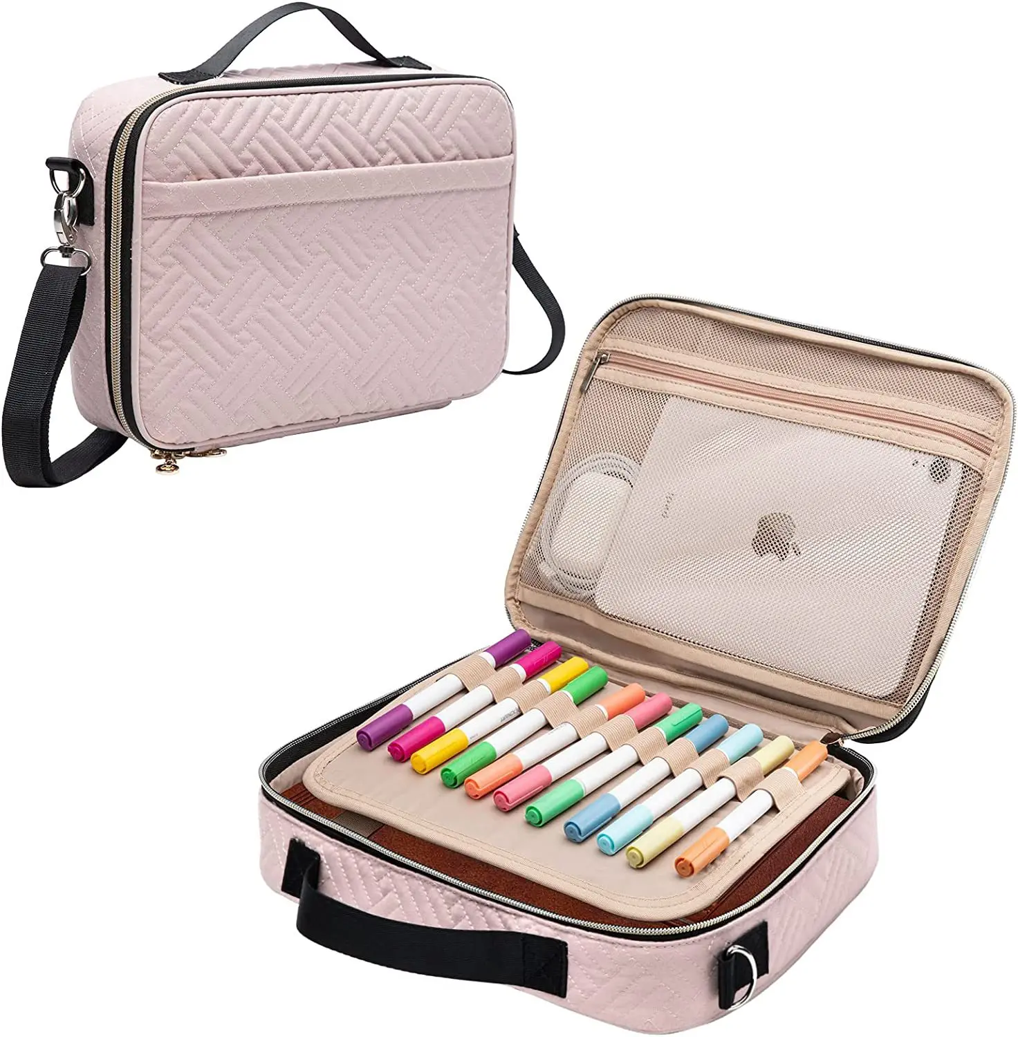 Bible Cover for Women Stylish Large Case with Durable Handle Bible Bag Journal Case Bible Carrying Case