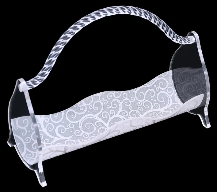 Arabic Style Customized Acrylic Chocolate Snacks Holder Tea Cup Rack for Ramadan Eid Holidays