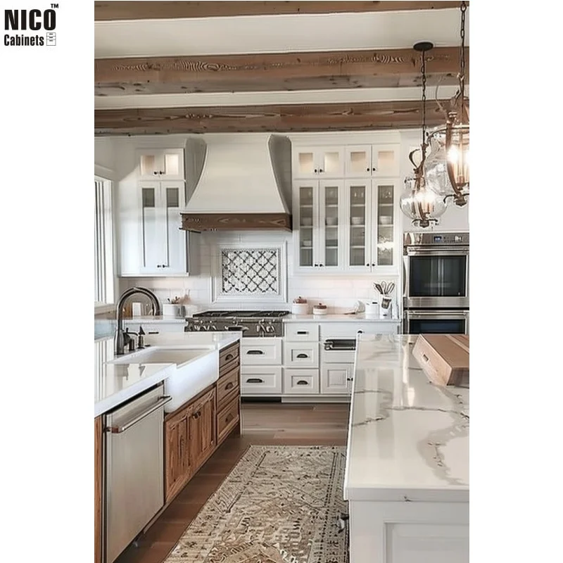 NICOCABINET Elegant High End Eco Friendly Luxurious Narrative Color Rich Warm Toned Minimalist Kitchen Cabinet