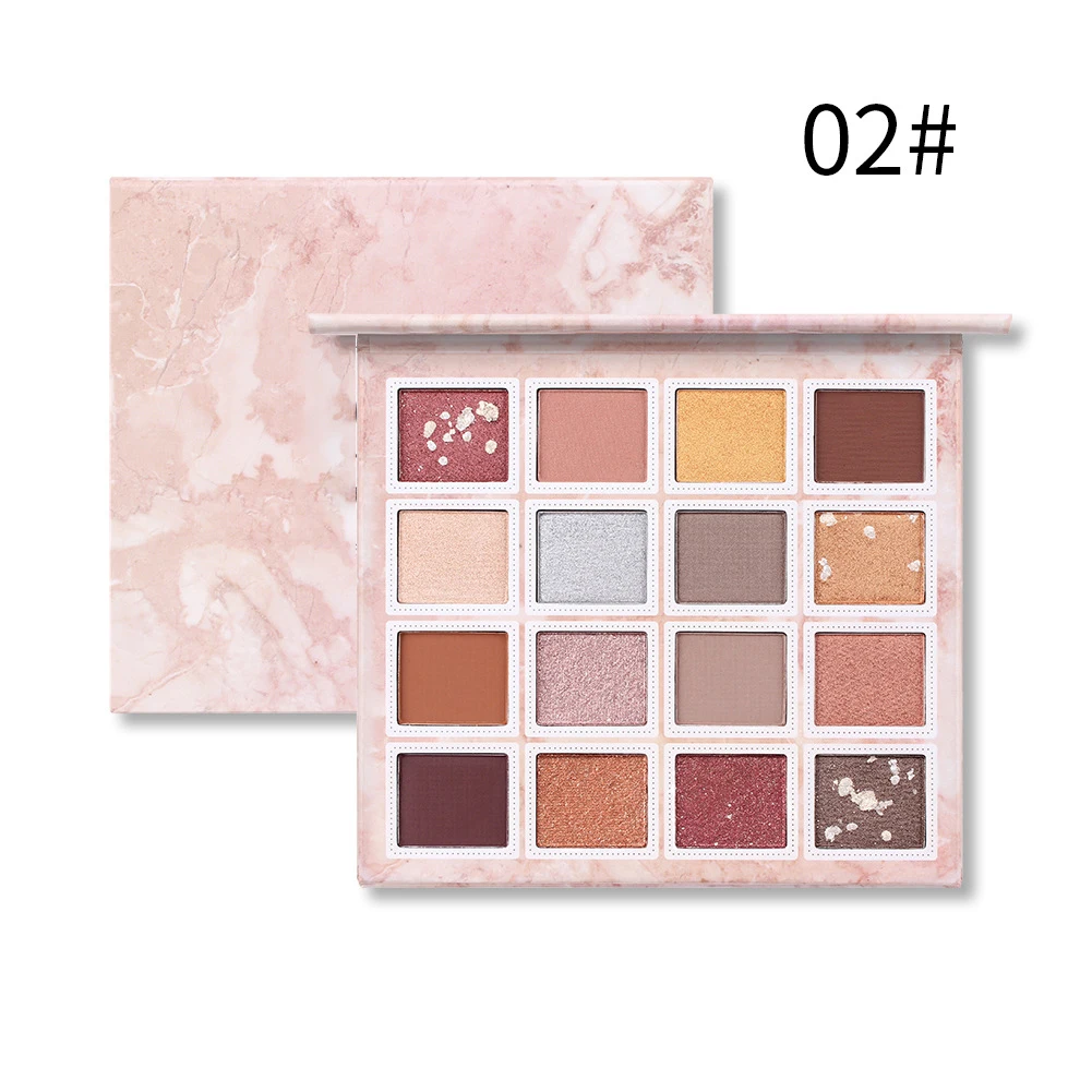 16-color Eye Shadow Eyeshadow Foreign Trade Cross-border Makeup Palette Shimmer Matte Eye Shadow Plate