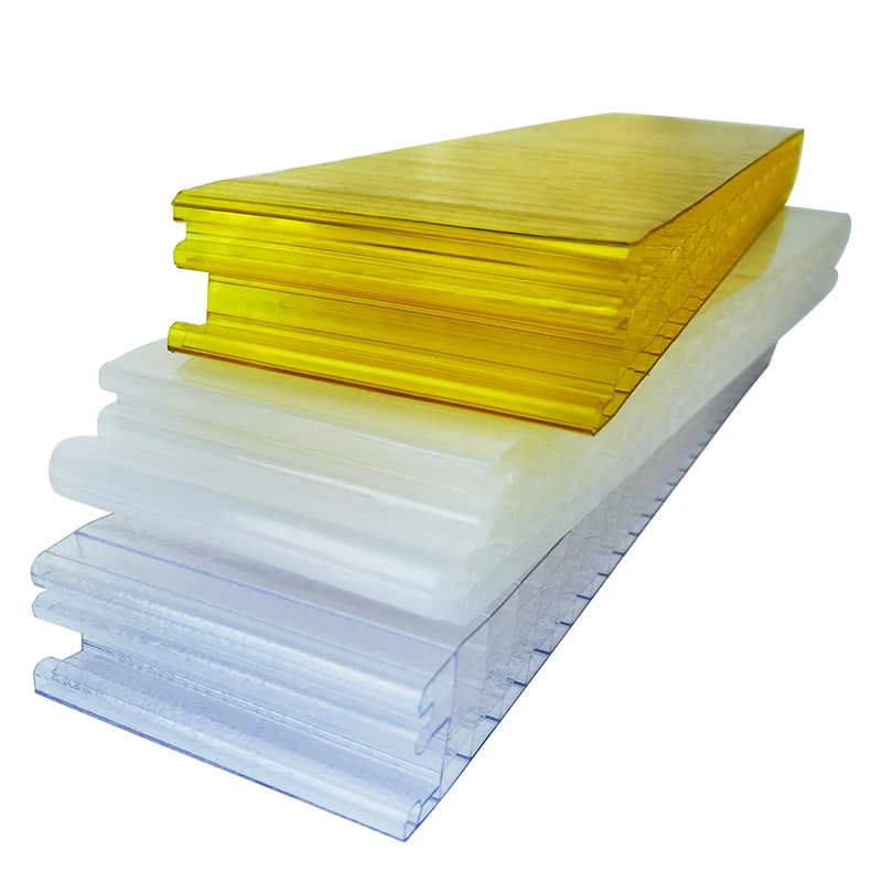 Hollow Profile Rain Cover Balcony Pc Sheets 10mm Twin Wall Polycarbonate Sheet