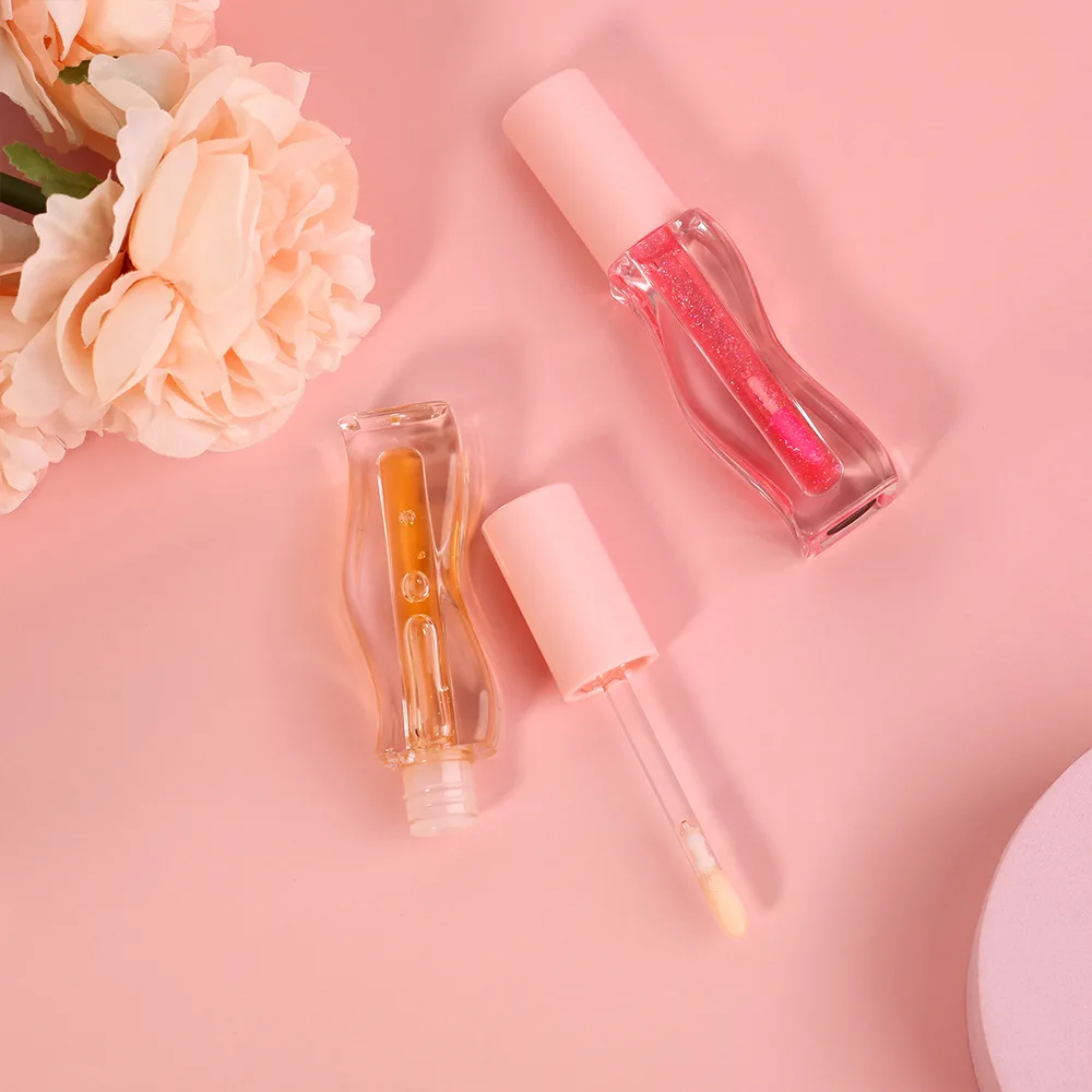Vegan Fruit Flavor Lipgloss Lip Gloss Private Label Moisturizing Strawberry Clear Pink Watermelon Lip Plumping Oil
