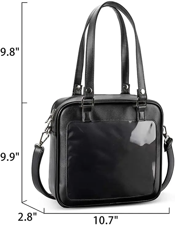 High Quality Pu Backpack Fashion School Bookbag Teens Student Sling Shoulder Ita Bag Crossbody Messenger Custom Leather Tote Bag