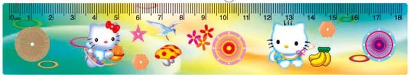 Promotional soft long flexible plastic rulers for office and school