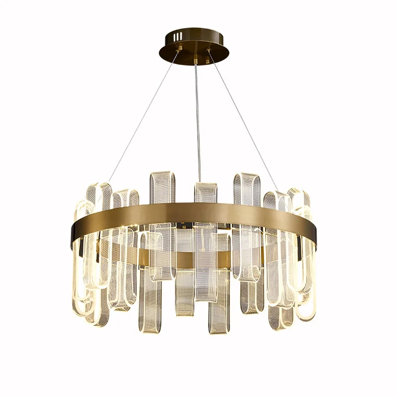 Люстра в стиле постмодерн роскошная дизайнерская лампа с направляющей для столовой спальни