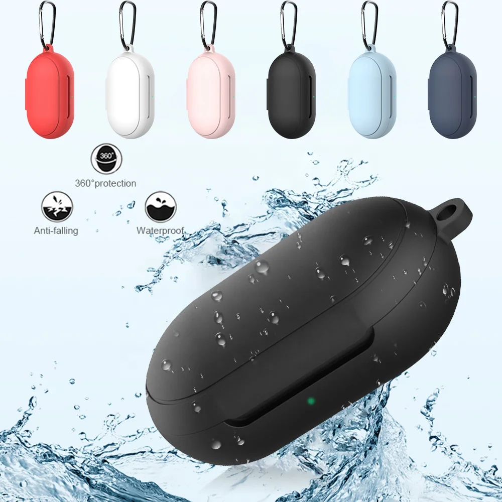 Силиконовый защитный чехол для Samsung Galaxy Buds + чехол для наушников Galaxy Buds Plus, зарядное устройство для гарнитуры с крючком