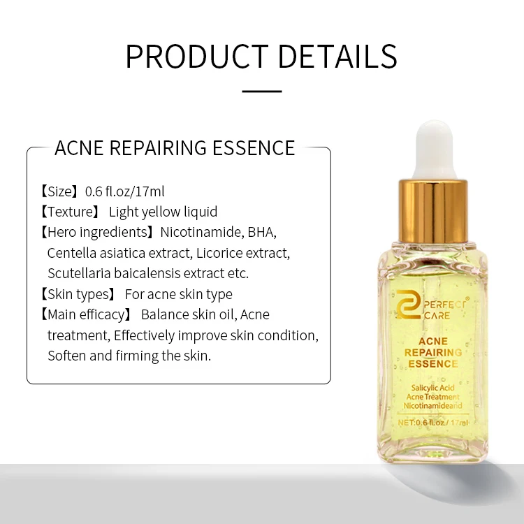Private Label Againsts Acne And Oil Skin Serum Acne Repairing Essential
