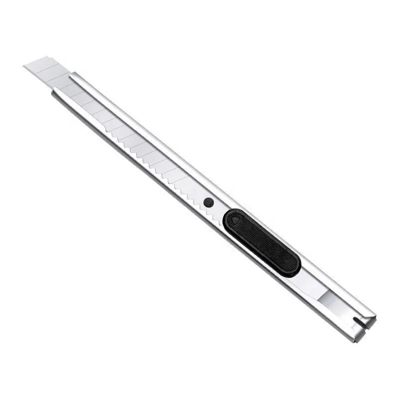 Wholesale Iron Art Knife Utility Knife 9mm Snap Off Blade Office Paper Cutter Box Cutter
