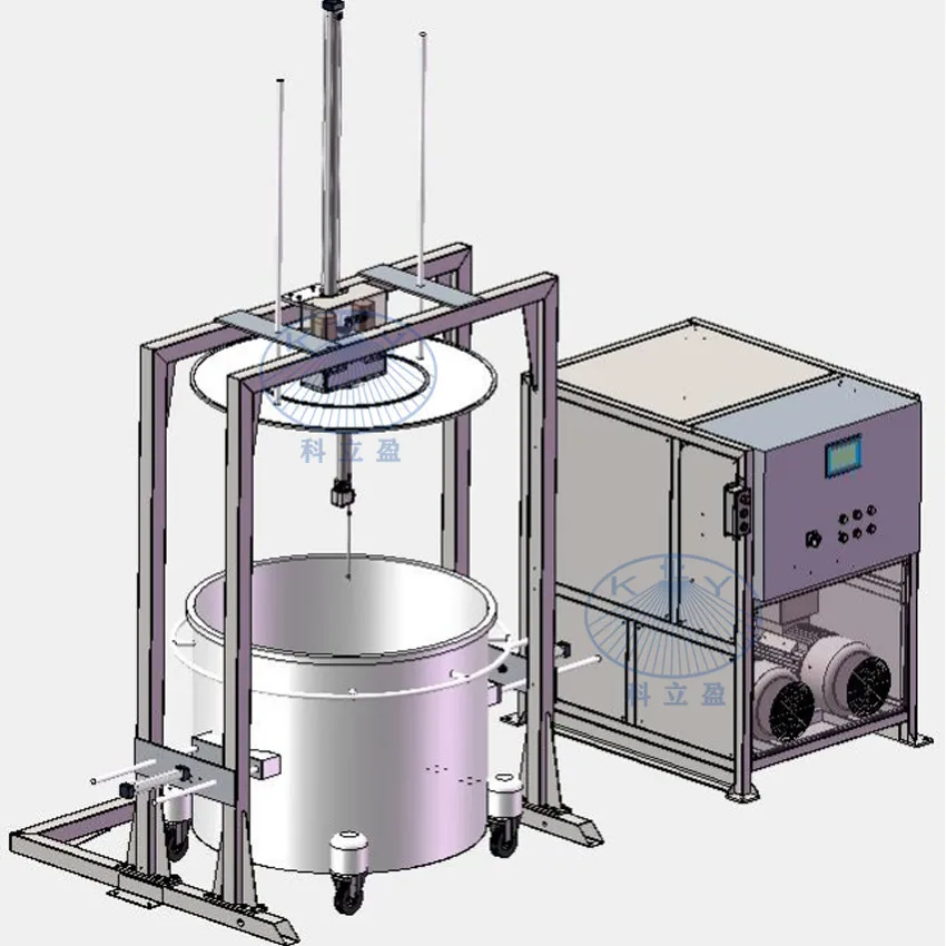 Mobile tank cleaning equipment, automatic cleaning system for mobile vessel, cleaning machine for coating container