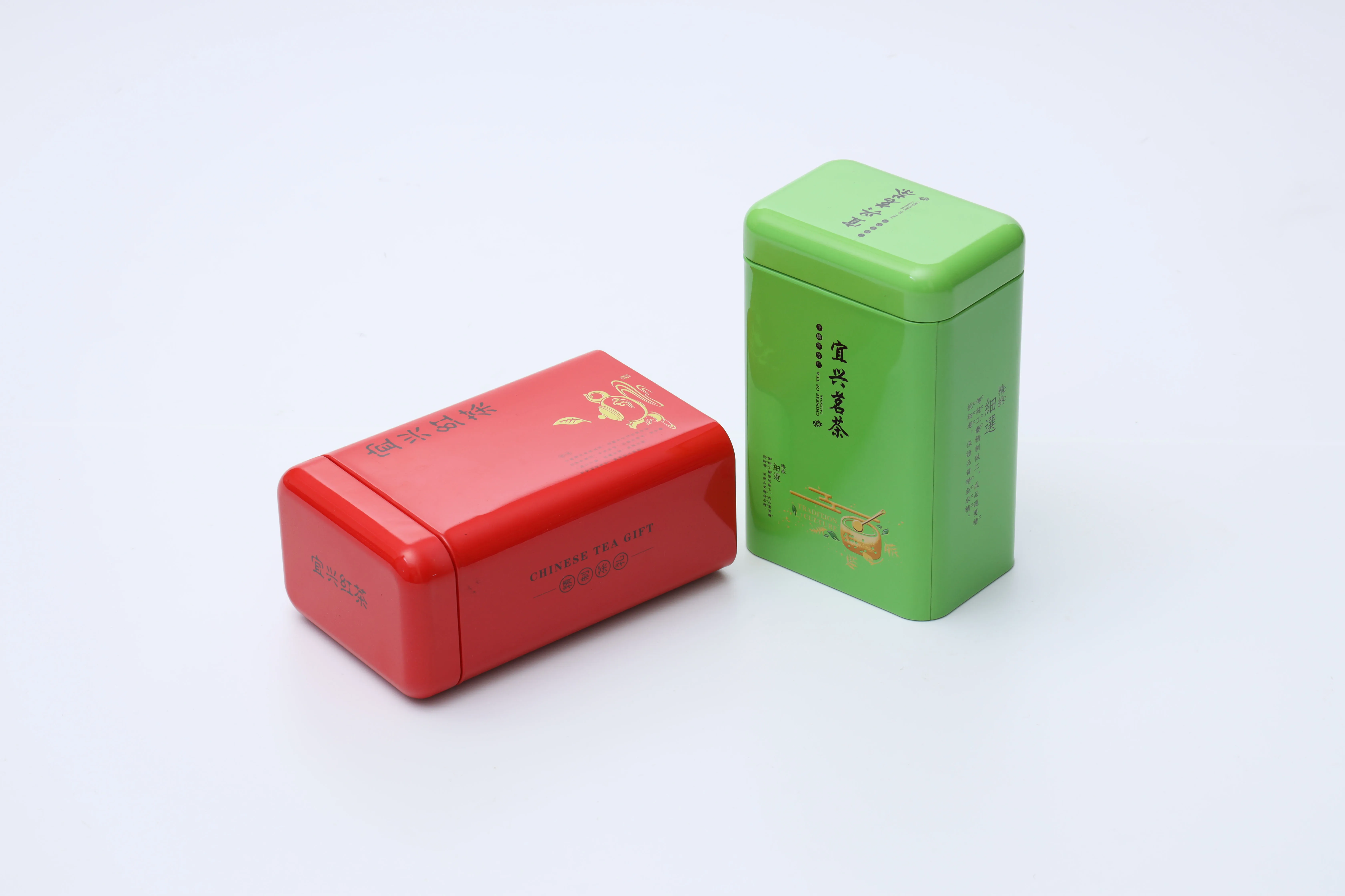 Custom Printing Tinplate Box Supplier Metal Empty Box tea Tin Can