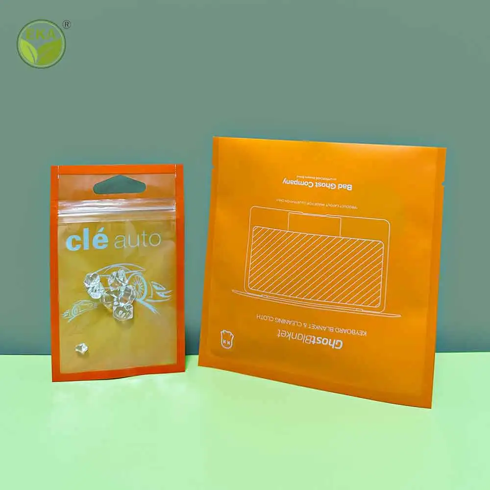 Sample Sachets Three Side Seal Pouches Jewlery Plastic Car Key Screw Part Opp Bag With Header Card Custom Mini Ziplock Bag