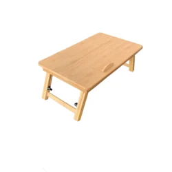 Factory Supply Bed Lap Desk Adjustable Bamboo Laptop Shelf Dorm Foldable Computer Desk Table