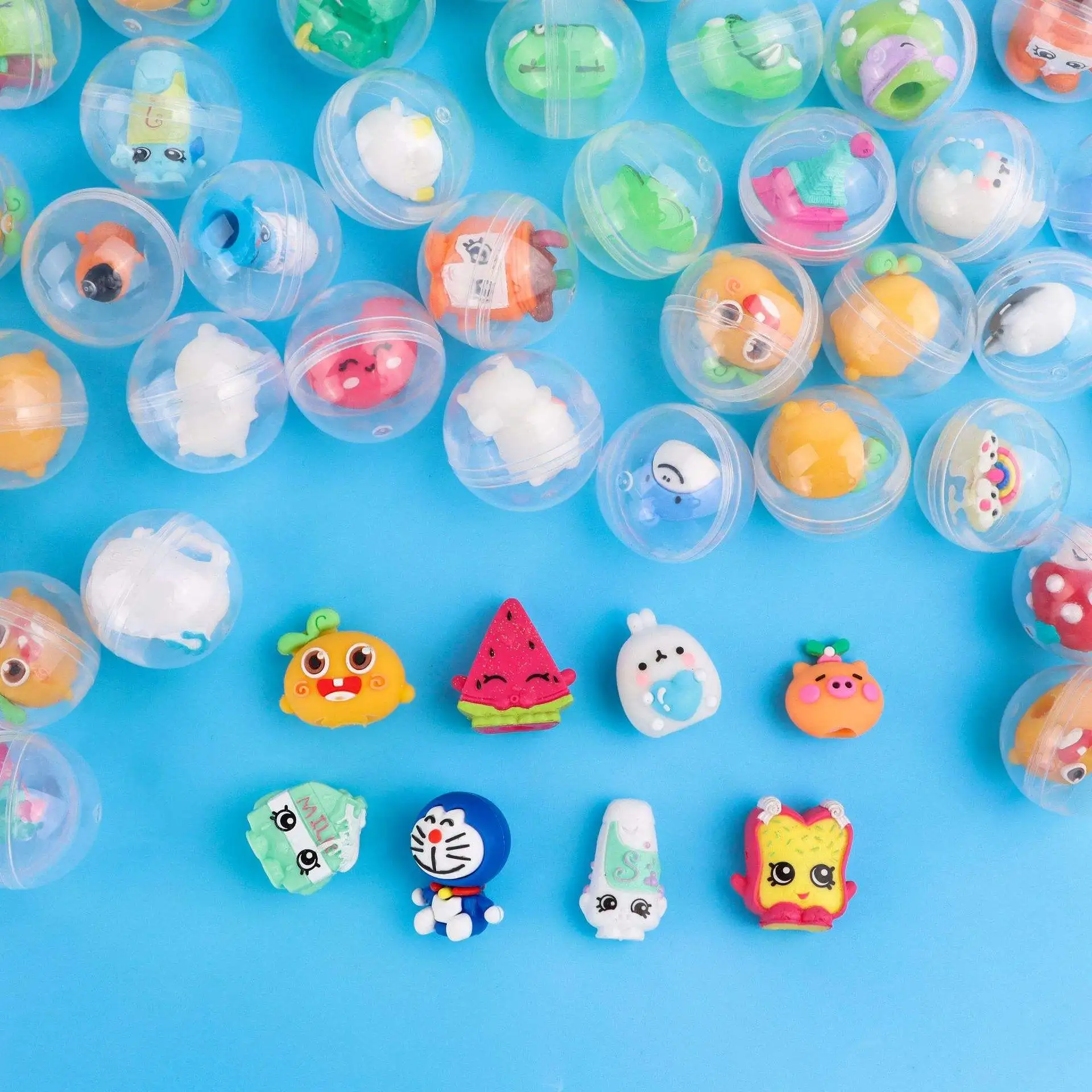 Capsule doll twisting machine toy candy machine egg twisting machine transparent plastic ball capsule toys