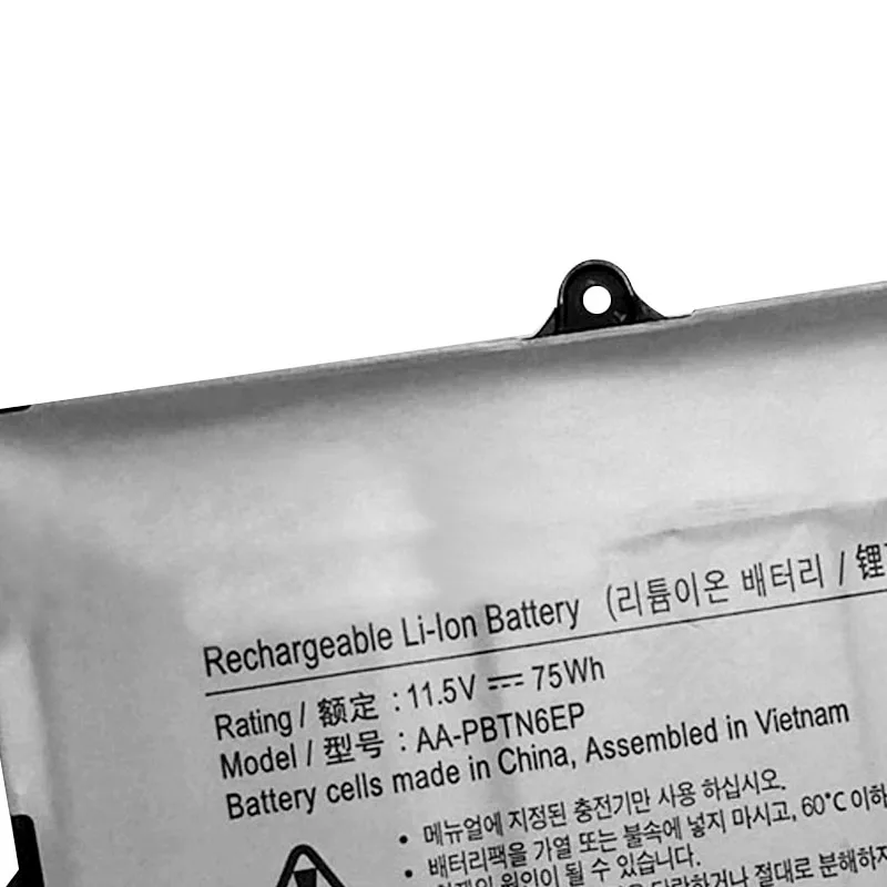 AA-PBTN6EP батарея 11 5 V 75WH для Samsung оригинальный аккумулятор ноутбуков