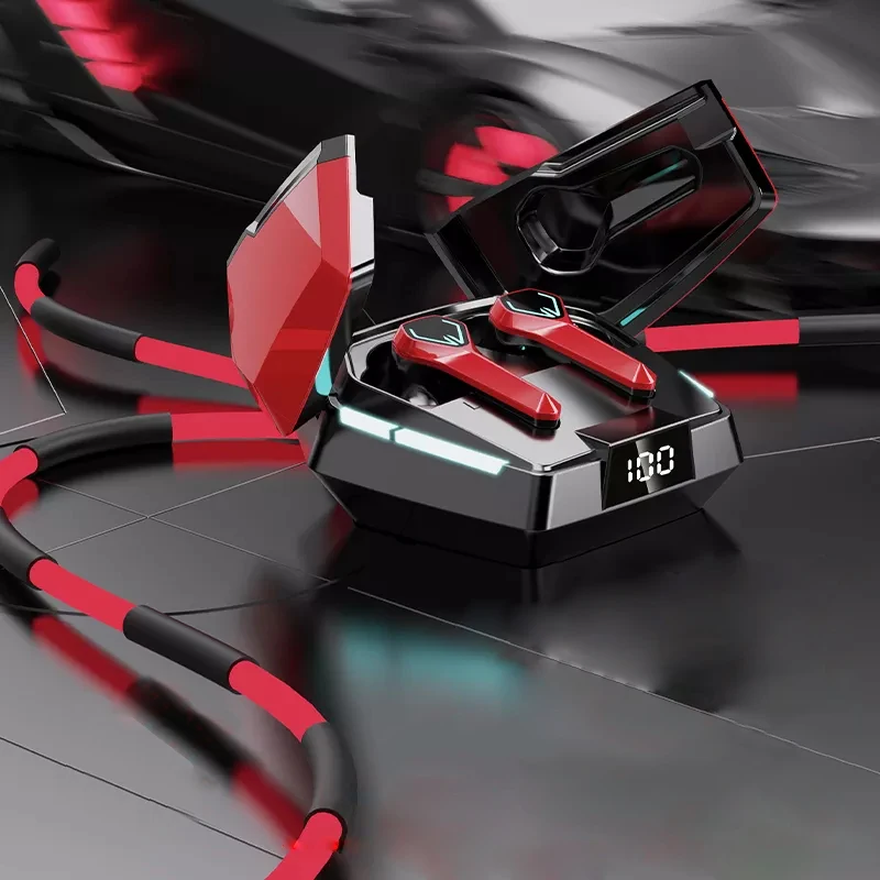 BT 5.2 True Wireless Stereo Gaming Earbuds CVC 8.0 Noise Reduction Wire Free Headset Shenzhen TWS Earphones Wholesale