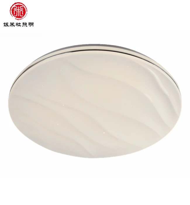 Hot sale Iron PC Indoor Lights Modern  LED Ceiling Light IR remote controller  cable outside