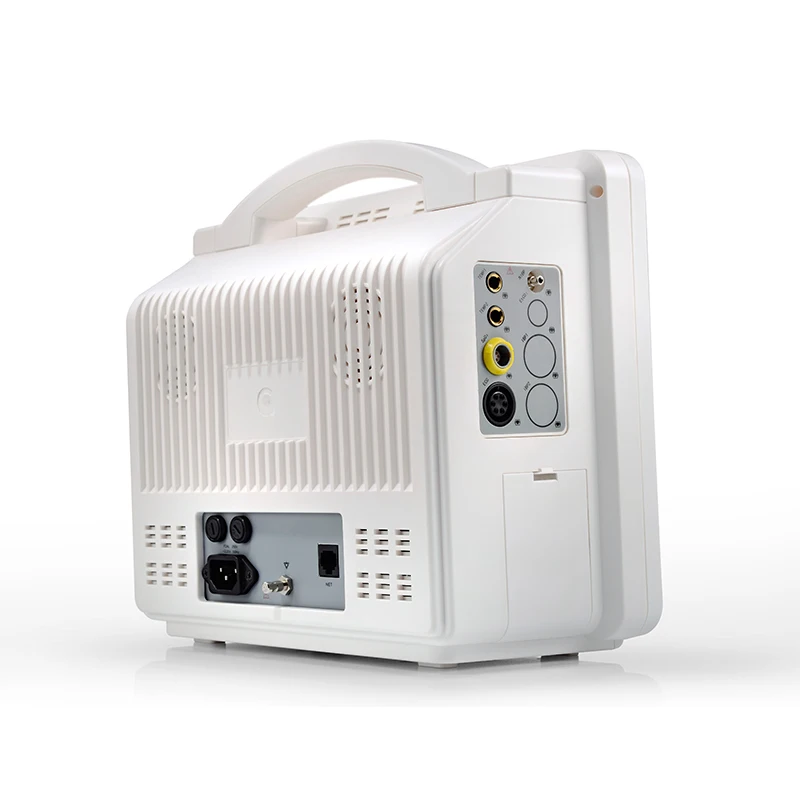 Good Quality 12 Inch Portable Patient Monitor Vital signs Monitor With Trolley For Hospital Use