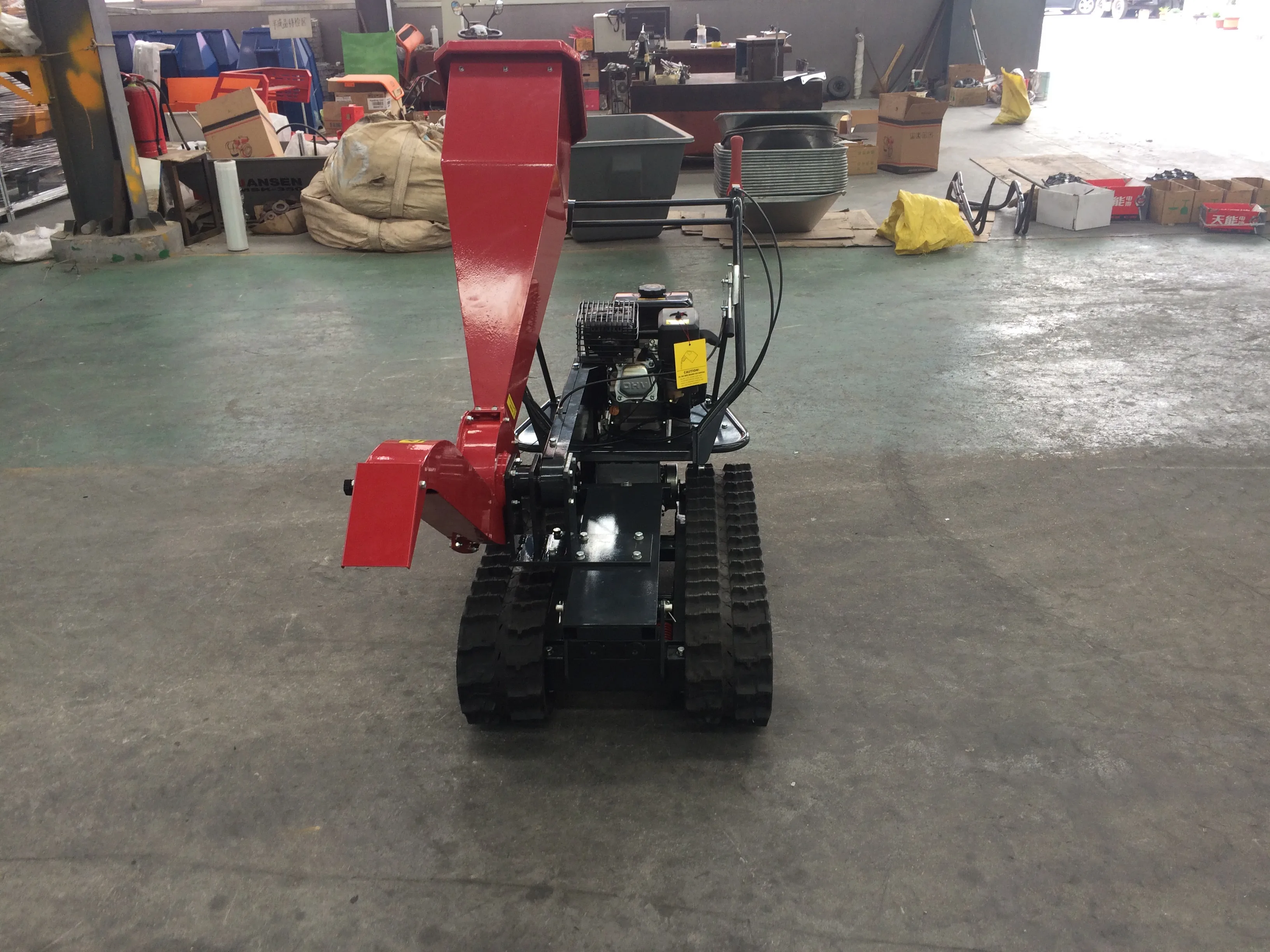 Professional Continuous Working Petrol Garden Orchard Agricultural Farming Industrial Wood Chipper Shredder Gasoline Engine