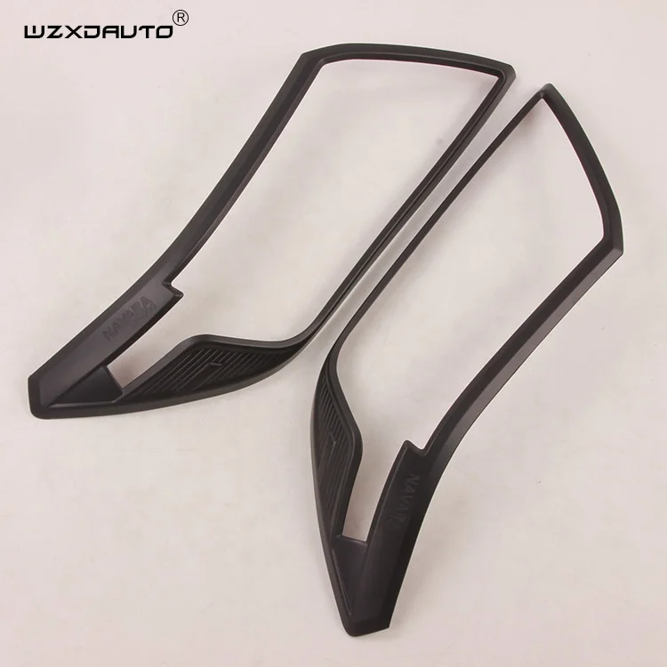 WZXD New Arrival Abs Matte Black Pickup 4x4 Accessories Car Stickers For Nissan Navara Np300 2015+ 19pcs