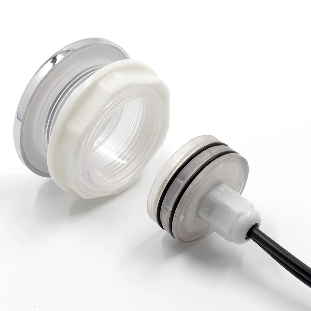 waterproof underwater ABS RGB frost plastic LED  hottub lamp Spa whirlpool light bathtub lights foot basin tub lamp