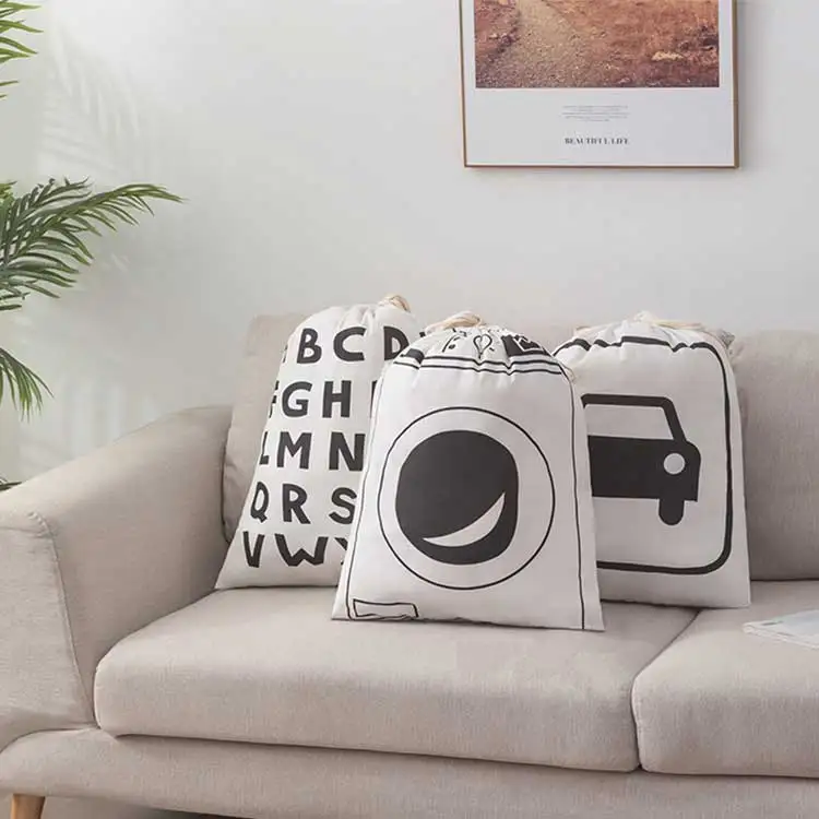 Cotton bag packing drawstring big bag