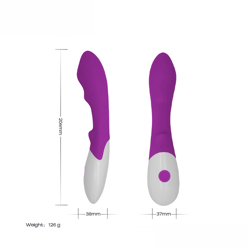Cheaper price AAA Batteries Charging G Spot 7 Vibrating sex toys Body Silicone Massage Stick Mini Massage