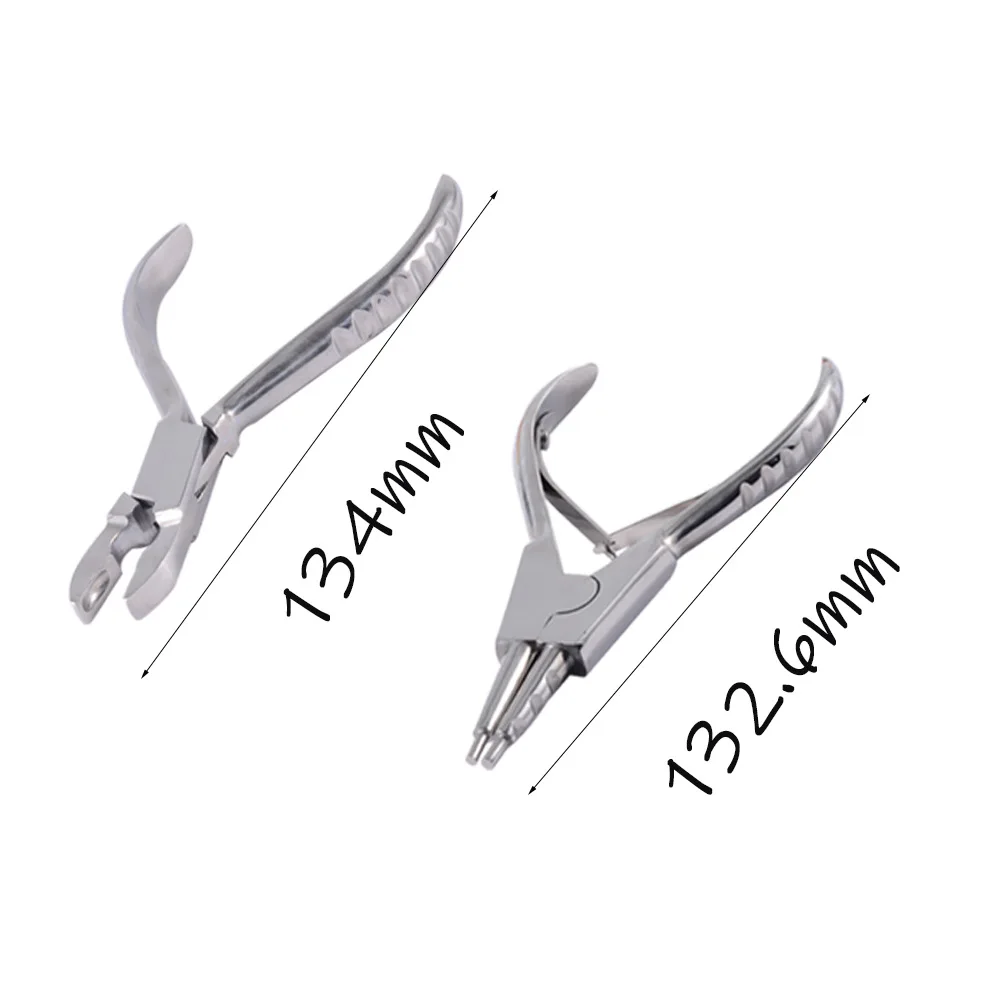 Surgical Steel Opening Closing Needle Ball Clamp Plier Different Open shape Tweezers Piercing Professional Puncture Tool