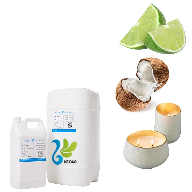 100% pure lime fragrance used for soap