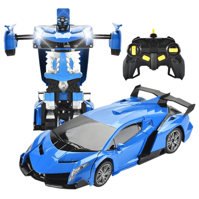 Transform Robot RC Remote Control Car Kids Car Deformation Radio Control Toys