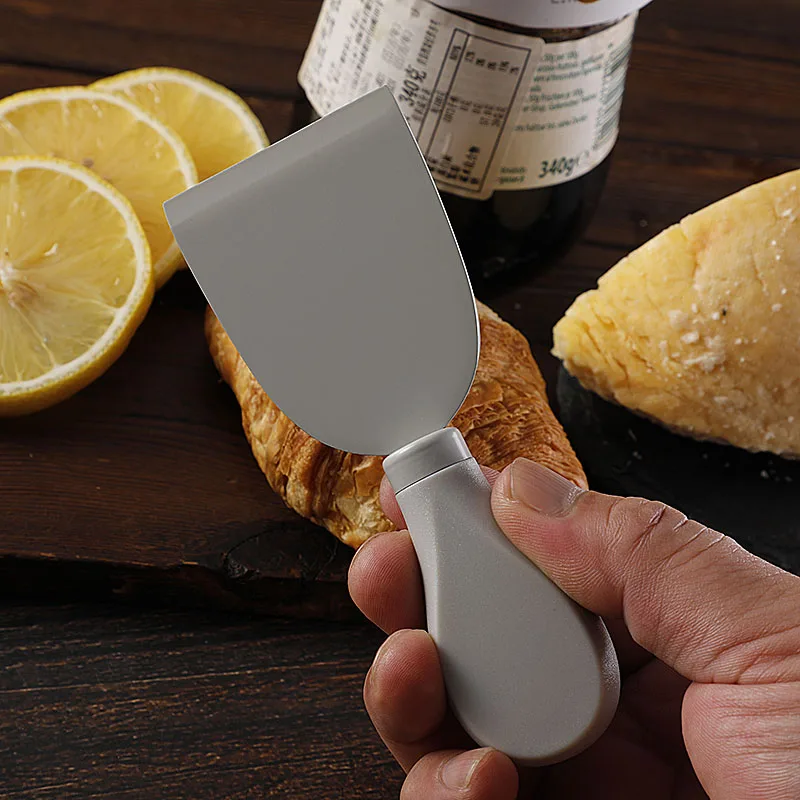 Stainless steel cheese knife most popular mini cheese knife set ABS handle cheese knife set kitchenware gadget deep blue