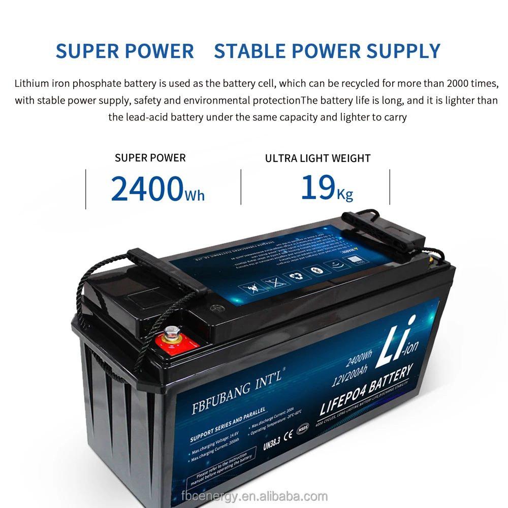 72V 48V 24V 12V Storage LiFePO4 Li-Ion battery pack 12V 200Ah Lithium Ion LiFePO4 Battery 72 Volt Lithium Ion Batteries