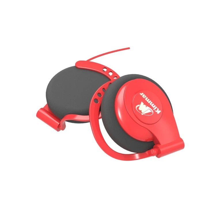 Hot-selling disposable 3.5mm wired earhook earphone wired on-ear headset for aviation/tour guide/hospital use