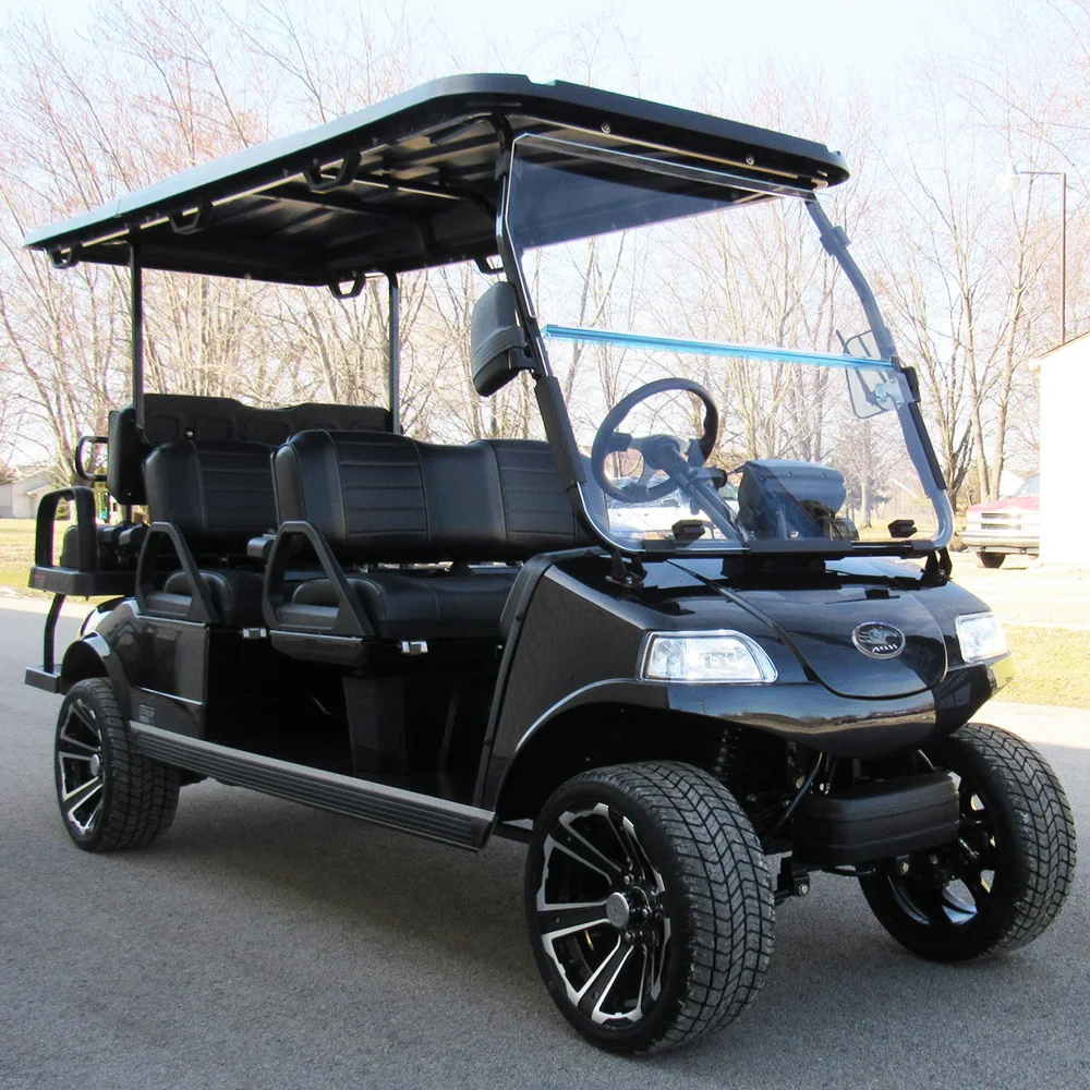 Carrier 6 Plus Good Quality 6 Passengers Lithium Battery Sightseeing Bus HDK EVOLUTION Electric Golf Cart