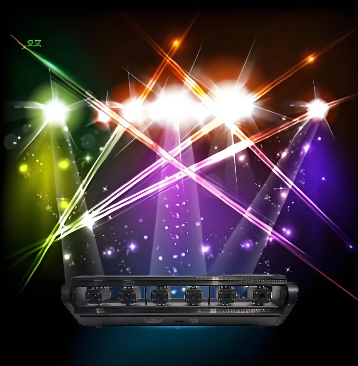 Hot sale LED Stage Lights 6 Eyes RGB Laser 6W Moving Head Laser Light for Stage DJ Club Disco Lighting Event Show