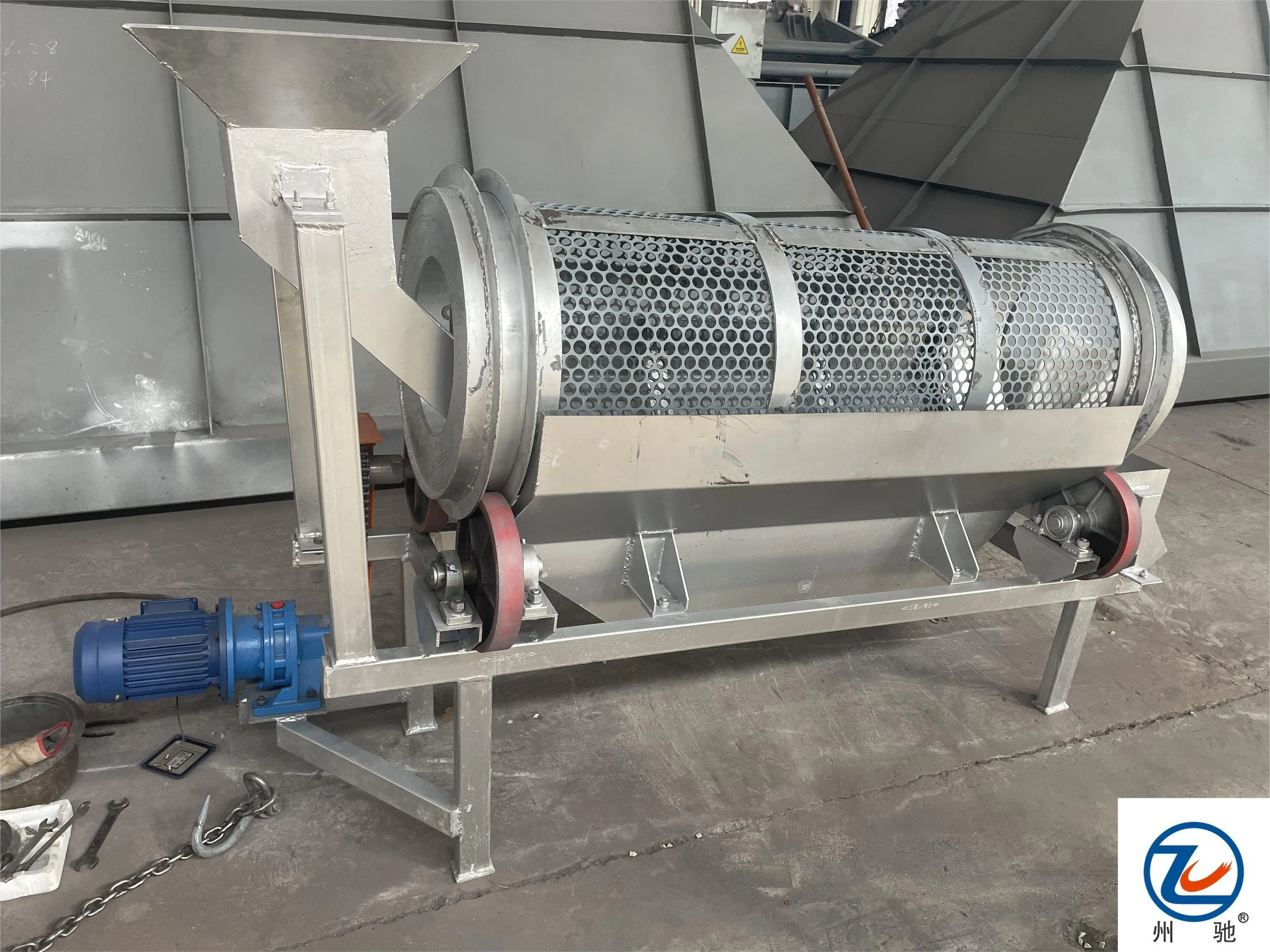 Economical and Efficient Vibrating Screen Drum Trommel for Sand and Gravel Separator