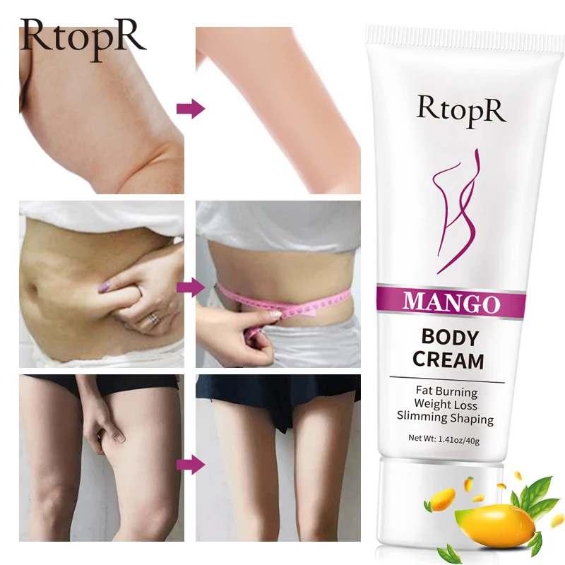 RtopR Mango Slimming Weight Lose Body Cream Fat Burner Body Leg Waist Effective Anti Cellulite Fat Burning Body Slim Cream