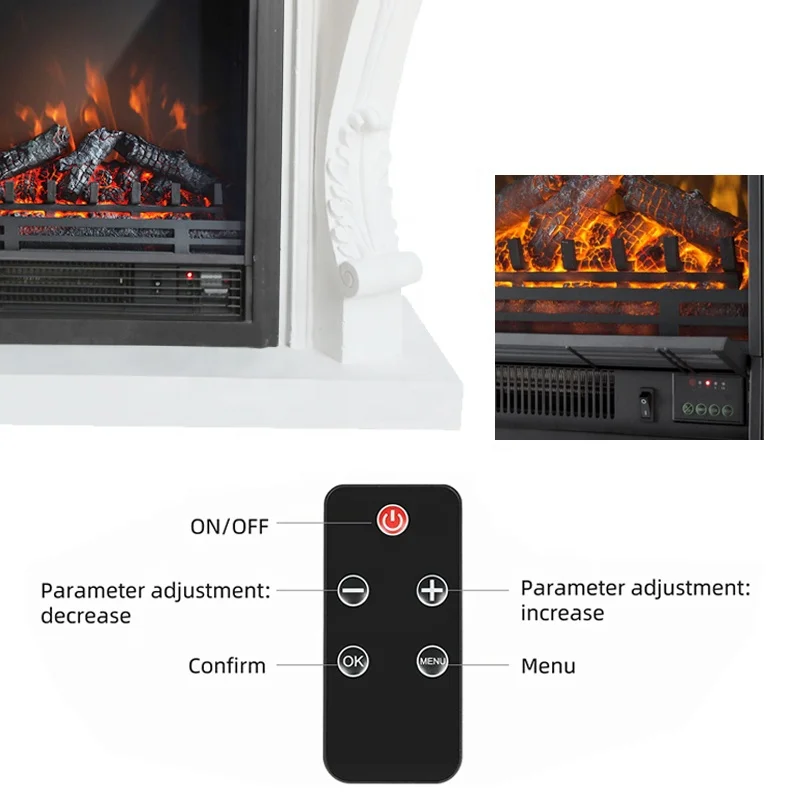New wayfair Polystone mgo mantel electric Fireplace