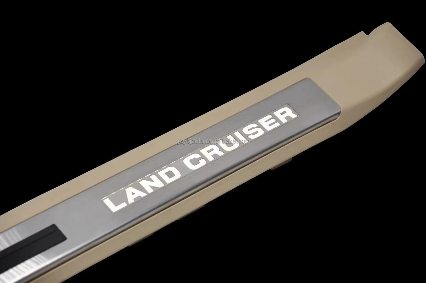 YBJ car accessories door plate with light car foot plate for 2016 landcruiser 200 LC200 led foot board door sill