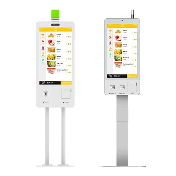 Hot Selling 32 Inch Self Service Order Payment Touch Screen Kiosk Self Ordering Payment Kiosk for Chain Store Restaurant