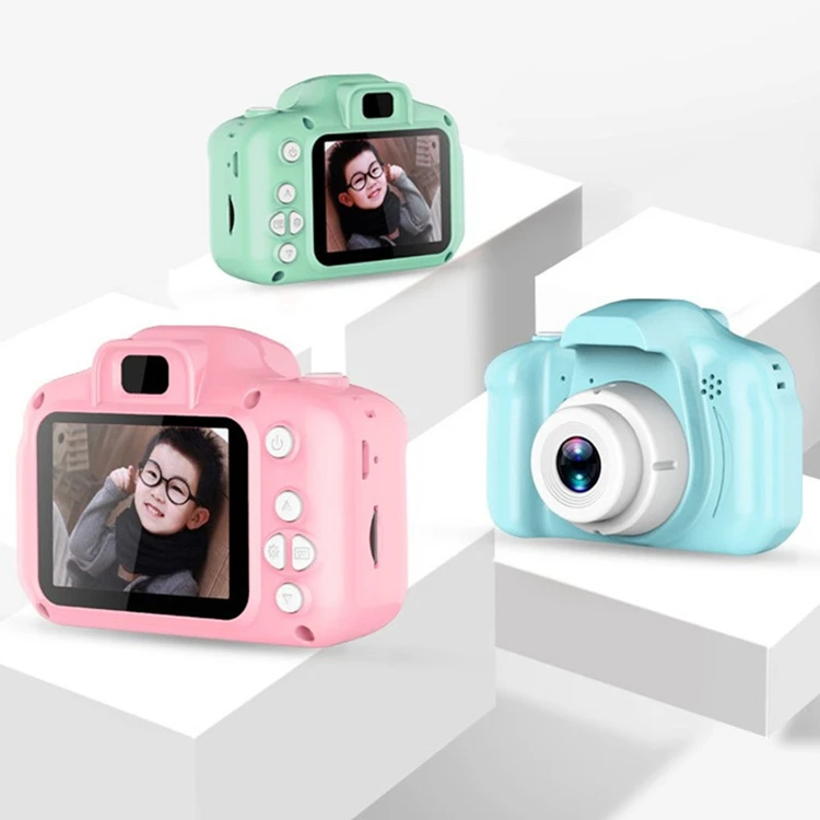 Factory wholesale Kids Camera Mini HD Screen 1080P Projection Video Camera Toys Children Baby Gifts Birthday Digital Kids Camera