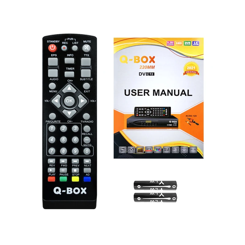 Q-Box 220 мм умная телеприставка пульт дистанционного