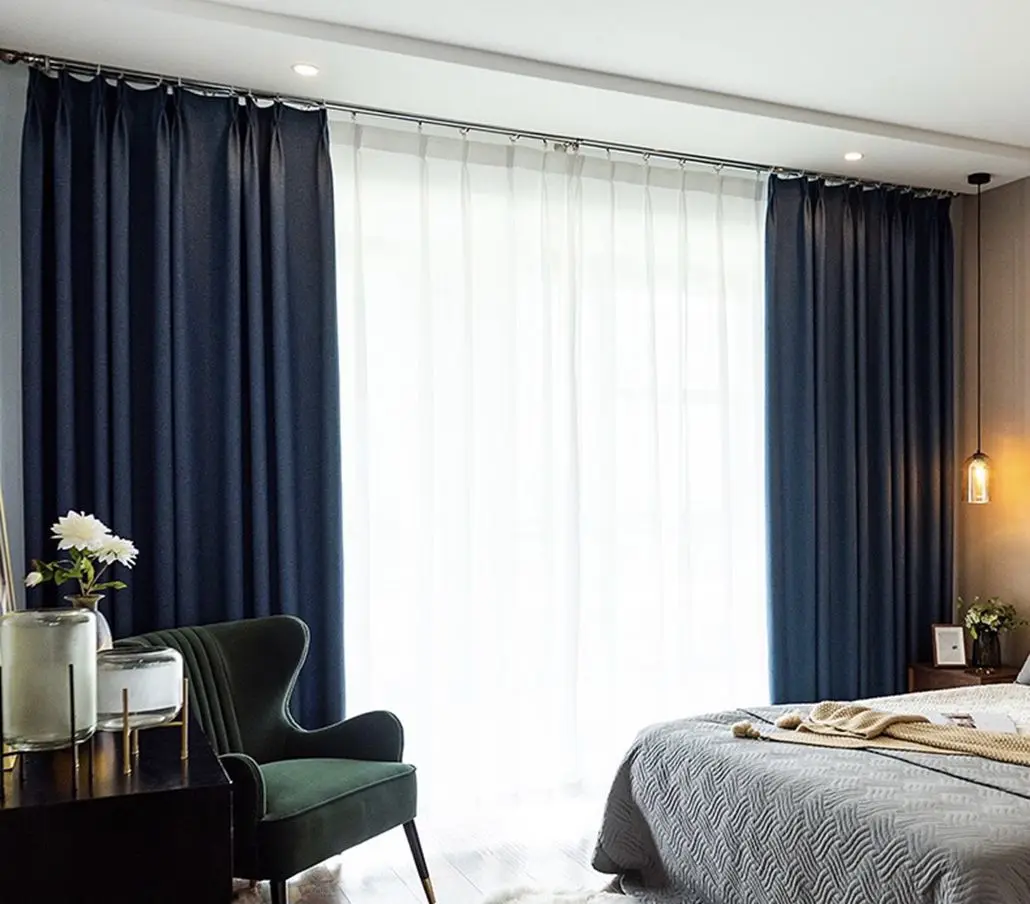 Wholesale blackout derco living room window cover curtain fabric