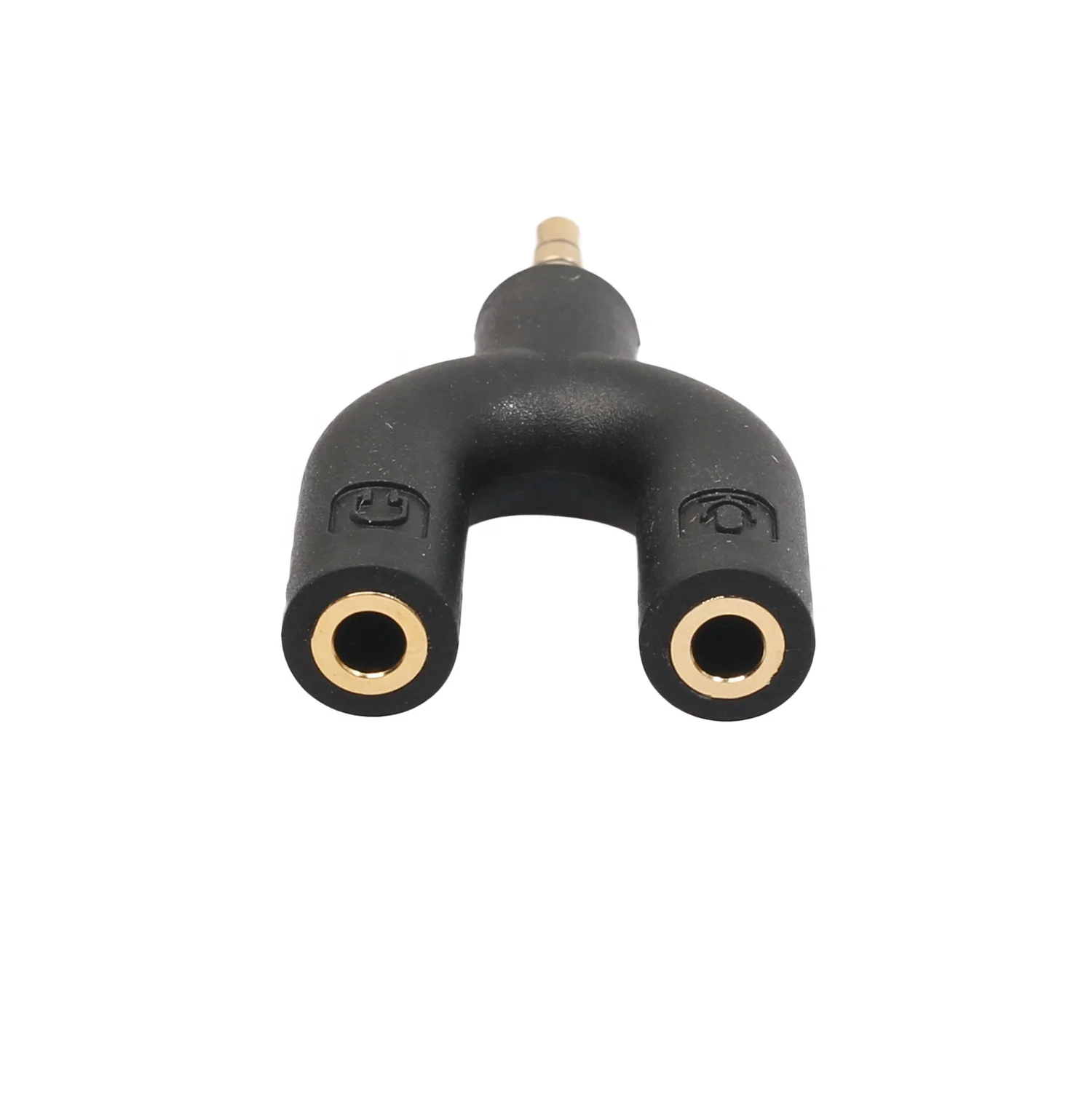 Suitable for Phone headphones with 1/2 ctia standard U-shaped microphone 3.5 microphone audio adapter